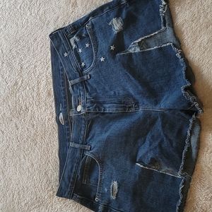 Old Navy Jean Shorts with star designs